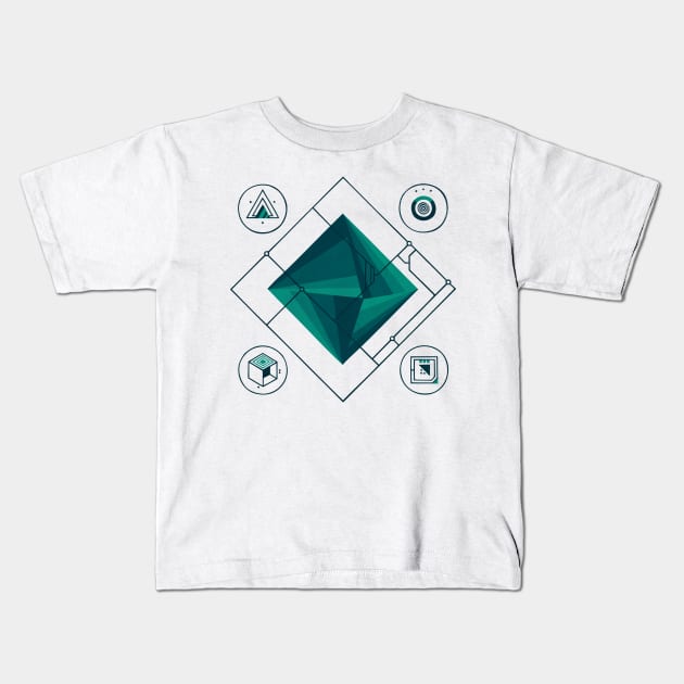 Prism Kids T-Shirt by againstbound